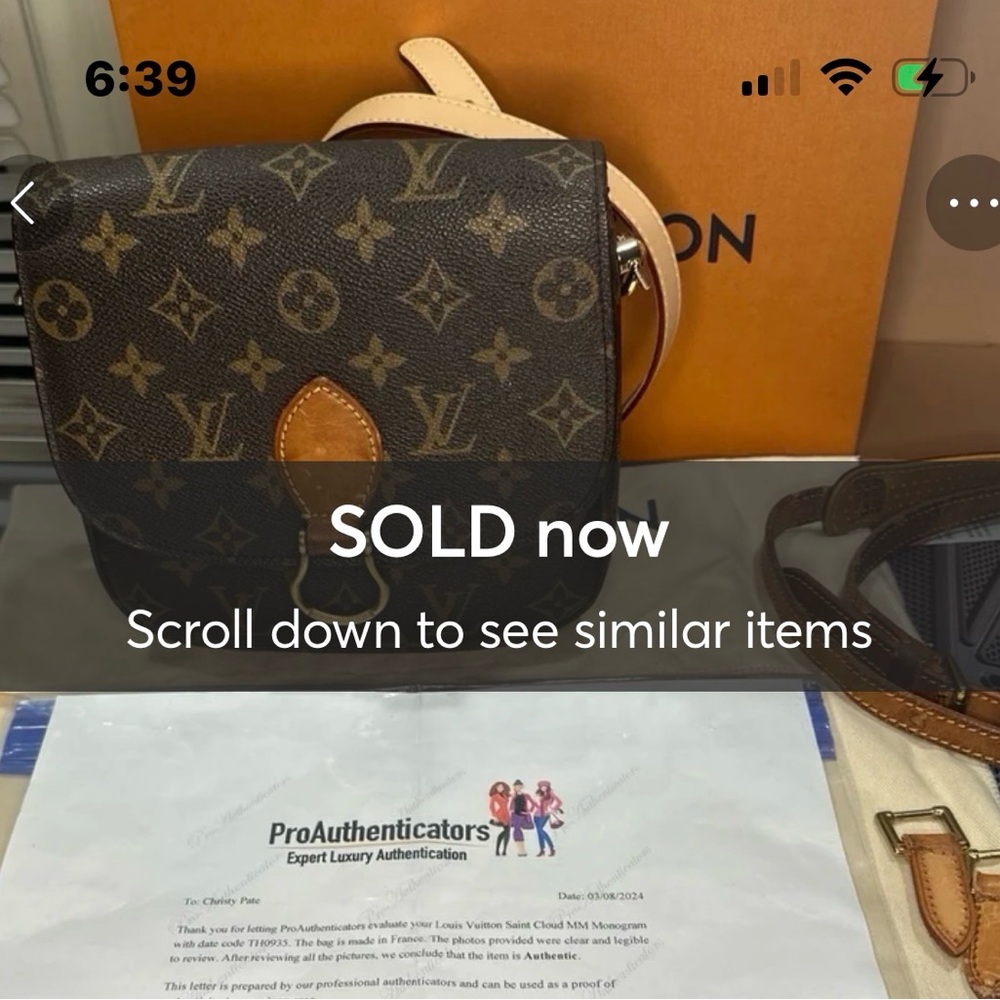 Louis Vuitton ST.Cloud MM  Monogram